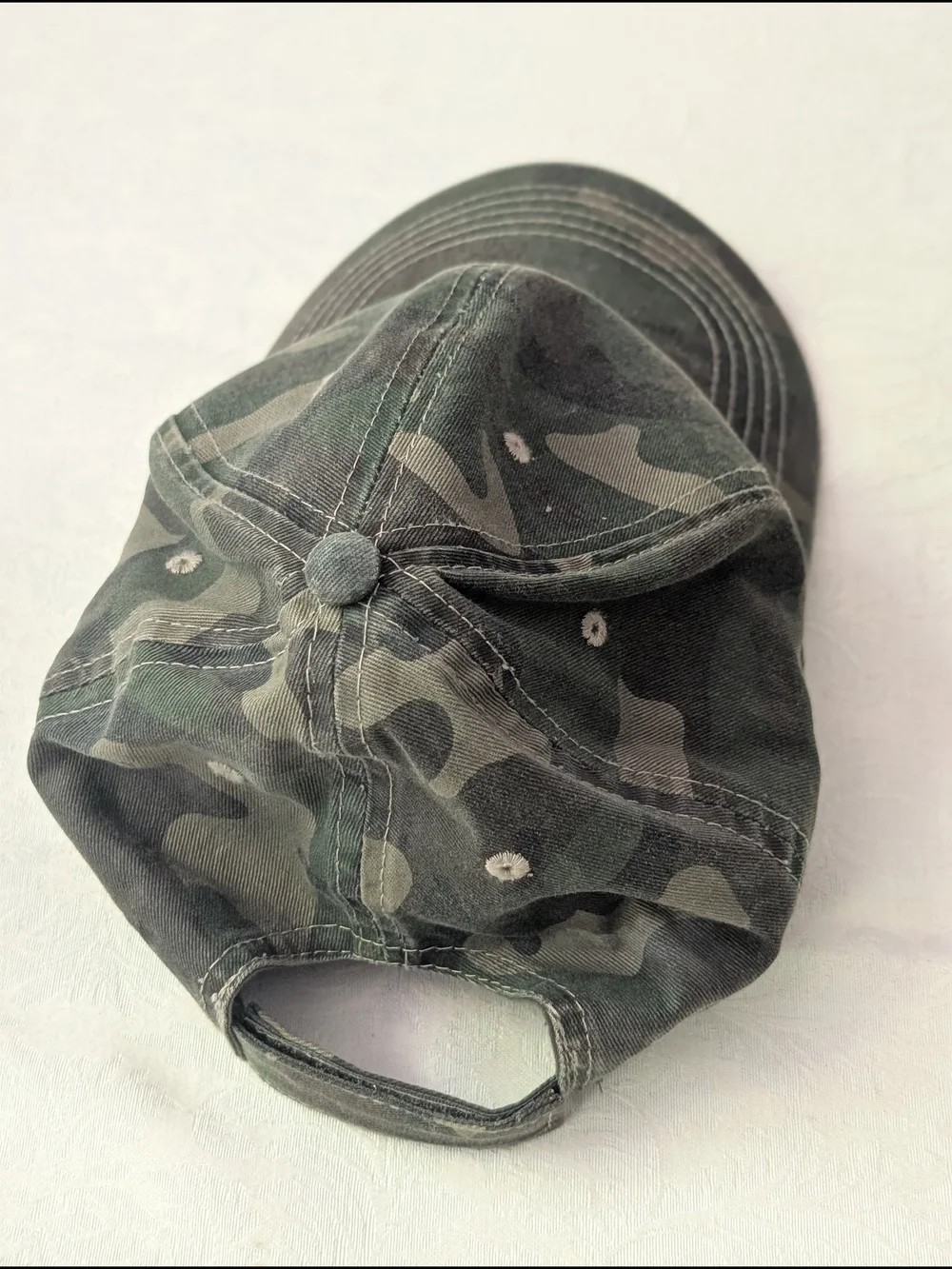 Green Black Camouflage Baseball Cap Adjustable Casual Unisex One Size